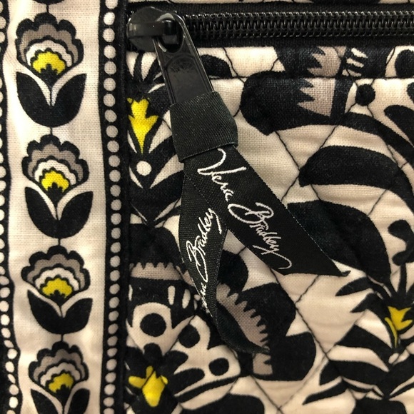 Vera Bradley  Crossbody bag black/white/yellow - Picture 1 of 9